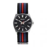 Seiko Essentials Azul y Negro con correa de Nailon SUR509P1